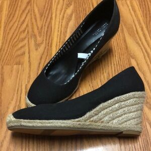 Espadrille wedges- Black